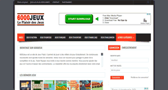 Desktop Screenshot of 6000jeux.com