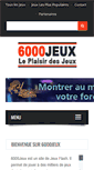 Mobile Screenshot of 6000jeux.com