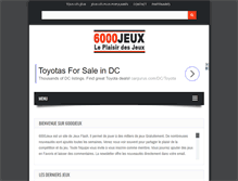Tablet Screenshot of 6000jeux.com